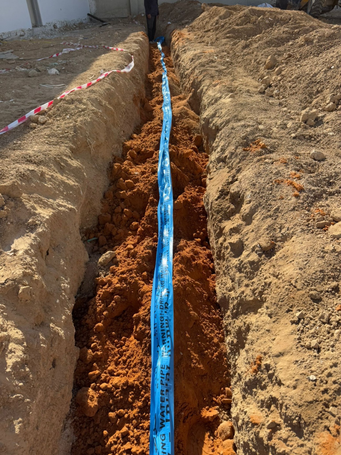 סימון תוואי צנרת למניעת פגיעות וזיהוי תשתיות בעתיד